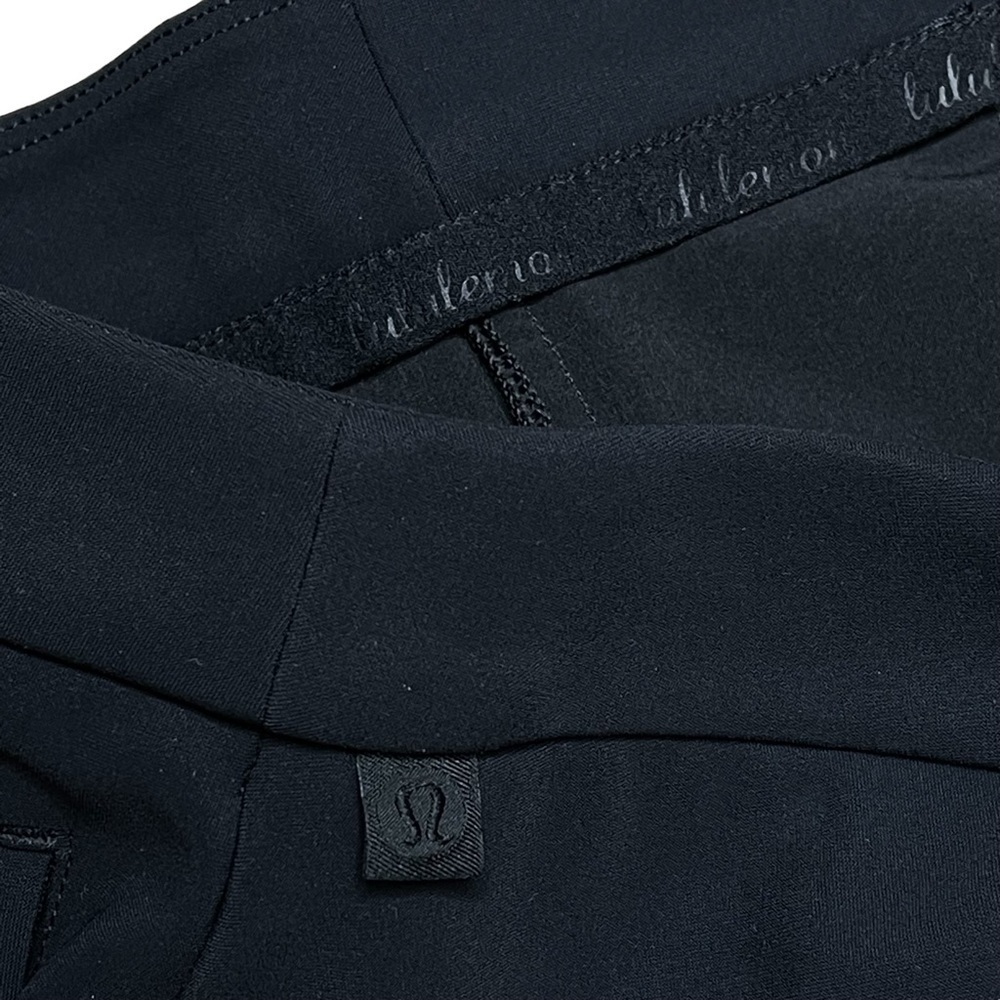 Lululemon On The Move Pants 28” Size 4 Black Stretch Wrinkle Free Pant - Picture 9 of 10